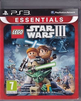 LEGO Star Wars III The Clone Wars - Essentials - PS3 - (B Grade) (Genbrug)